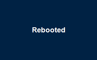 Rebooted